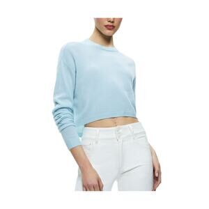 Olivia Soft Blue Sherrell Crewneck Sweater Size XL